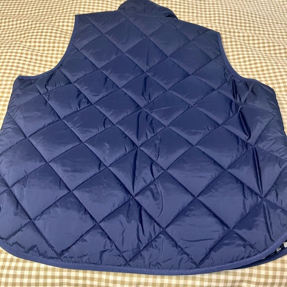 J. Crew Women’s Navy Blue Checkered Vest - Picture 3 of 4